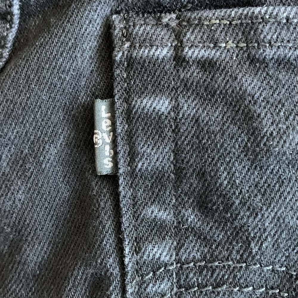 LEVI’S Button Fly Black Jeans - Picture 6 of 11